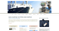 Desktop Screenshot of man-marine.com